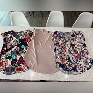 Lot of 3 Express Women's Tops - Multicolor Size Large